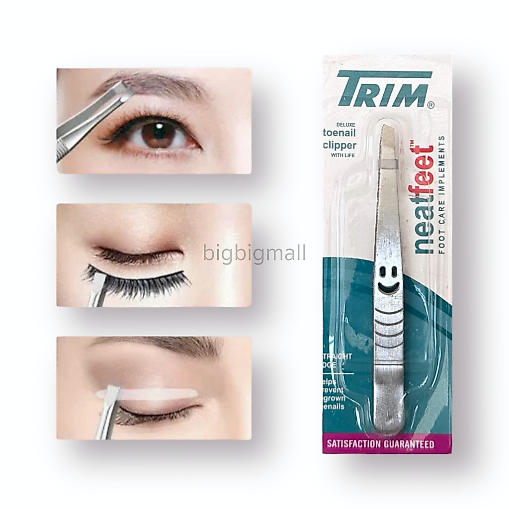 แหนบถอนขน อเนกประสงค์ กำจัดขน ติดขนตา TRIM วัสดุทำจากสแตนเลส