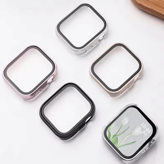 กันรอย กรณีพีซีแก้วนิรภัยแข for Smartwatch Huawei Watch Fit 5 5 Pro 4 4 Pro 3 ปกป้องหน้าจอ อุปกรณ์เสริมกรอบกันชน
