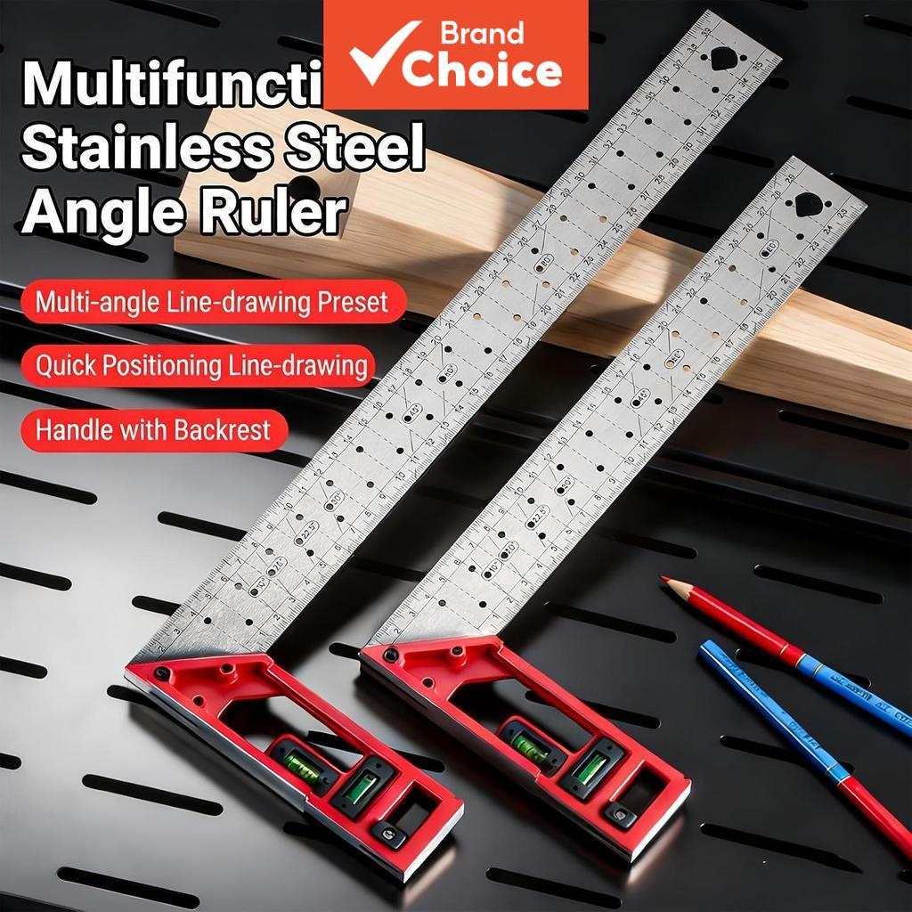 เครื่องมือวัดระดับมืออาชีพ Dual แกนระดับ Bubble Multi Angle Hole Design สําหรับช่างไม้โครงการ 1 PC