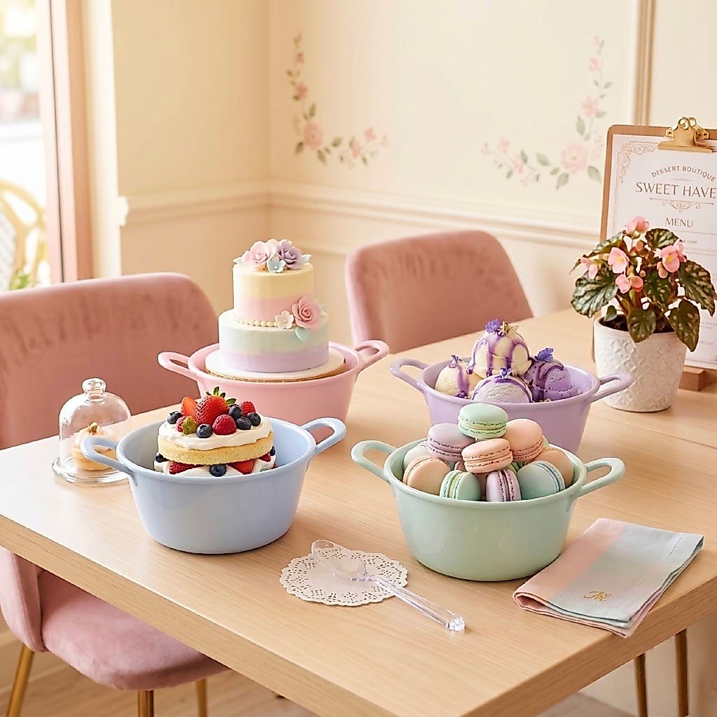 ถ้วยสองหูละมุนใจ ขนาด 6.5" Daily Cafe Collection มี 4 สี แบรนด์ Srithai Superware