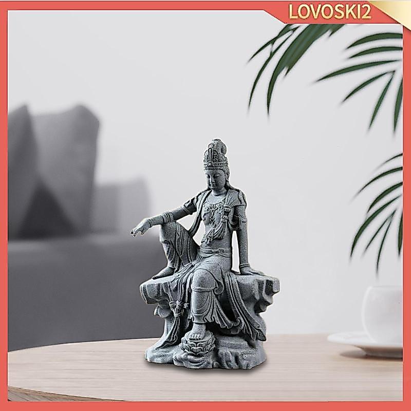 [Lovoski2] Avalokiteshvara พระโพธิสัตว์รูปปั้น Kuanyin ประติมากรรมอเนกประสงค์น้ําหนักเบาสําหรับ Home