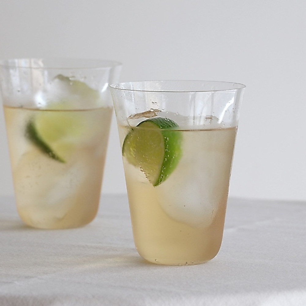 One Two Cups Aesthetic Glass Coffee Tea Ultra Thin Glass 370ml - KM518