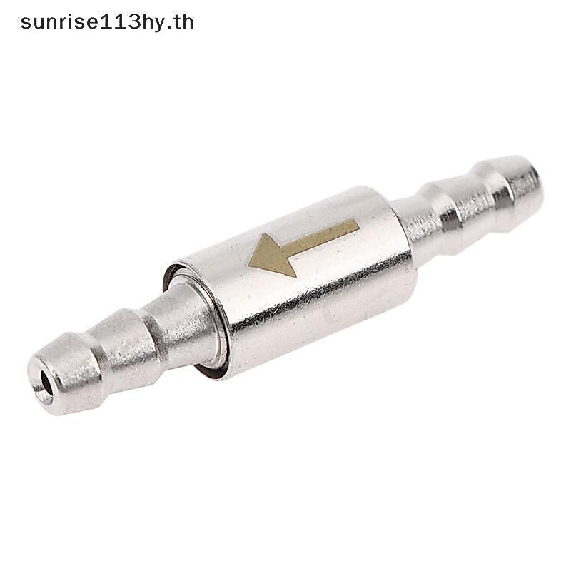 L&Z สําหรับอุปกรณ์ CO2 Non Return Water สําหรับท่อ 4 มม. Aquarium สแตนเลส Che วาล์วไดออกไซด์กระบอก T