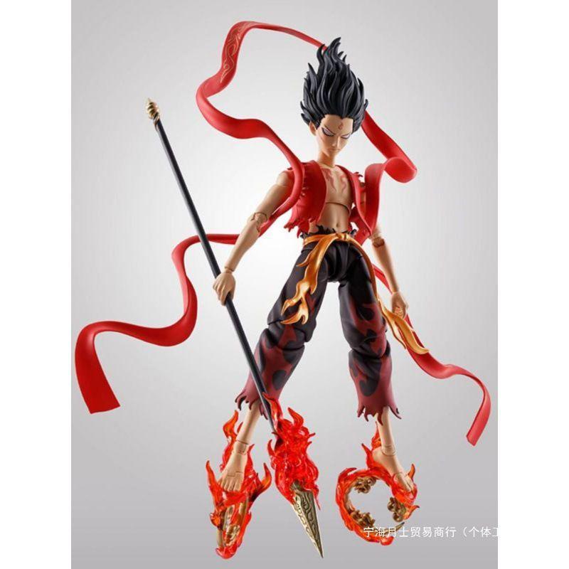 [สินค้าใหม่] Six One Nezha Figure Legend Nezhas Demon Boy Awakenings Action Figure รูปอินเทรนด์เล่นร
