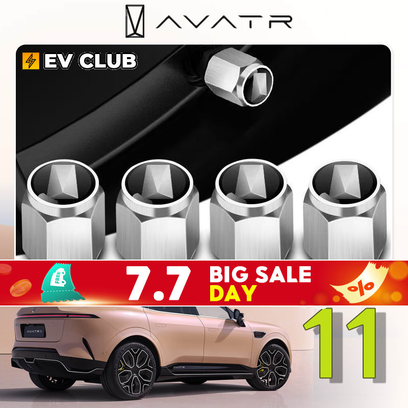 2024/2025 CHANGAN AVATR 11 SUV/EV ยางวาล์วหมวก Avita รถวาล์ว Core ฝาครอบตกแต่งรถอุปกรณ์