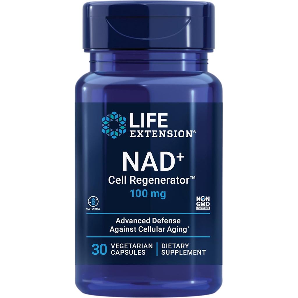 Life Extension NAD+ Cell Regenerator Nicotinamide Riboside Capsules, 30 นับ