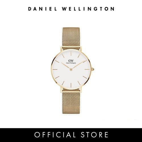 Daniel Wellington นาฬิกาข้อมือ Petite Sheffield RG White 28มม สีดำ