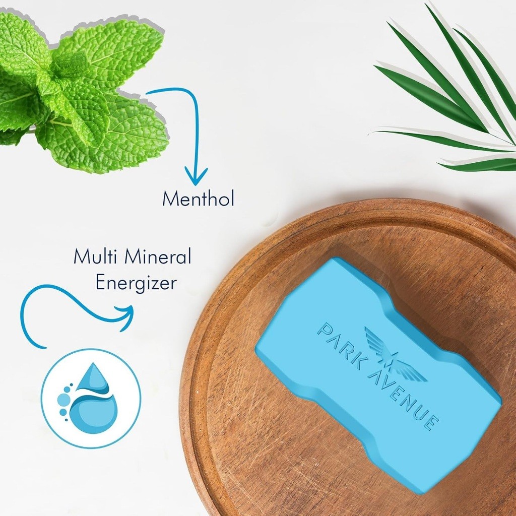 Park Avenue Premium Men’s Soaps สบู่ – Cool Blue | Pure Luxury | Good Morning| 125g. - รูปที่ 3