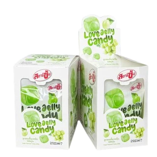 เลิฟ เจลลี่ แคนดี้ Love Jelly Candy ลูกอมเคี้ยวหนึบ กล่อง 12 ชิ้น