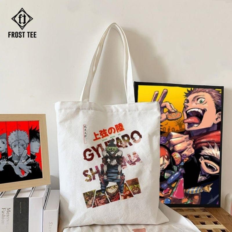 Demon Slayer - Gyutaro Anime Tote Bag | FROST TEE