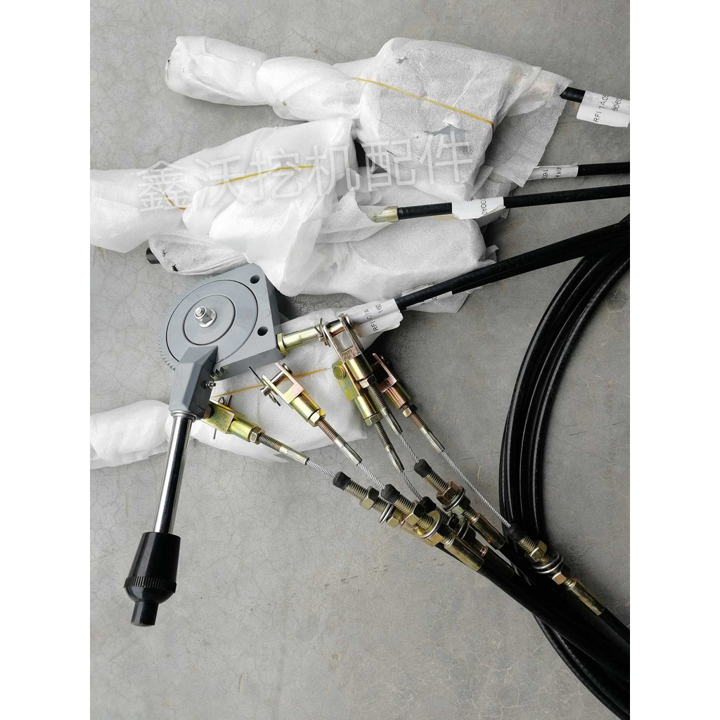 Futian Rewa Excavator อุปกรณ์เสริม Futian Rewa FR60 65V8 Original คู่มือคันเร่งดึงสายคันเร่ง