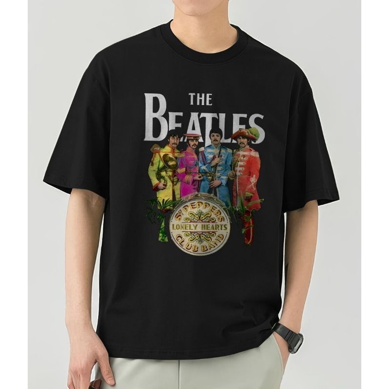 เสื้อยืดพรีเมียม The Beatles Collection สำหรับผู้ใหญ่ทุกเพศ จัดส่งภายใน 24 ชั่วโมง