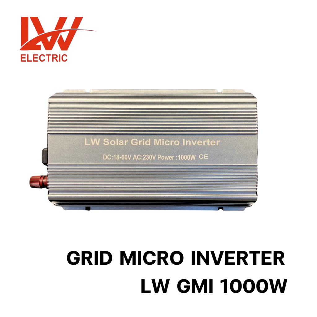 solar grid micro inverter On-Grid inverter อินเวอร์เตอร์แบบออนกริด 1000W  มีCTกับไม่มีCT  สินค้าพร้อ