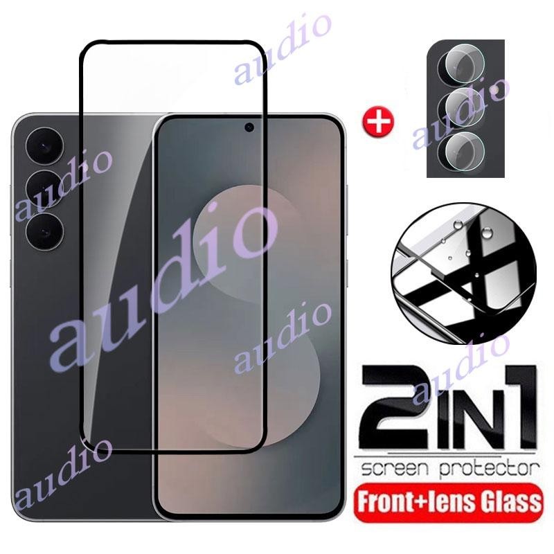 SAMSUNG สําหรับSamsung S25 FE 5G 2in1 กระจกนิรภัยฟิล์มสําหรับSamsung Galaxy S25 FE S25FE 5G 2025 พร้