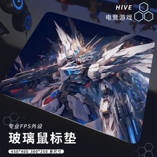 แผ่นรองเมาส์กระจกส่องภาพนิรภัย เมชา สูง-ค่า เกมเล่นเกมเรียบร…