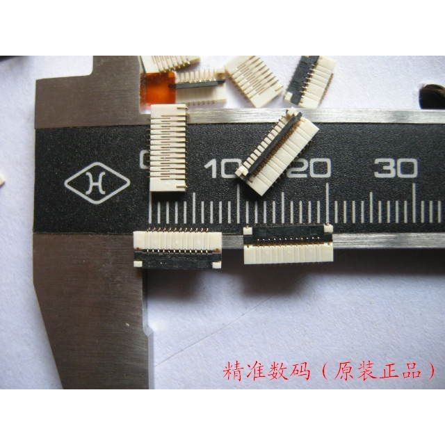 Ffc/fpc Connector Connector 35pin 0.3 มม.Pitch Clamshell ประเภท Gold-Plated แบนสายซ็อกเก็ตภายใต้การเ