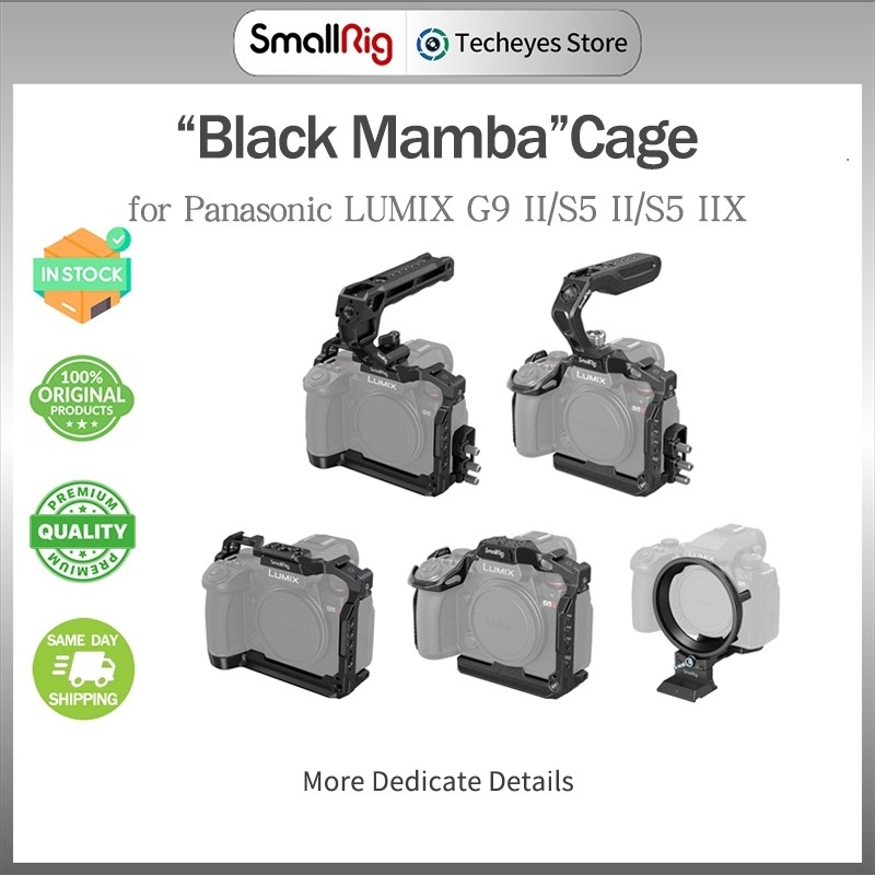 SMALLRIG SmallRigBlack MambaCage สําหรับกล้อง Panasonic LUMIX G9 II/S5 II/S5 IIX