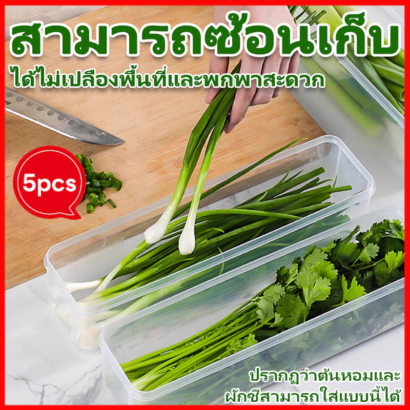 ⚡พร้อมส่งจากไทย⚡ กล่องเก็บผักผลไม้  กล่องรักษาความสด ยืดอายุผักผลไม้ให้สดใหม่ เก็บได้นานขึ้น จัดตู้เย็นเป็นระเบียบ