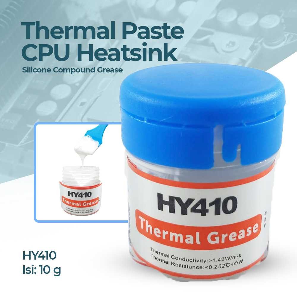 Nusaneka Thermal Paste CPU Heatsink Silicone Compound Grease 10g - HY410