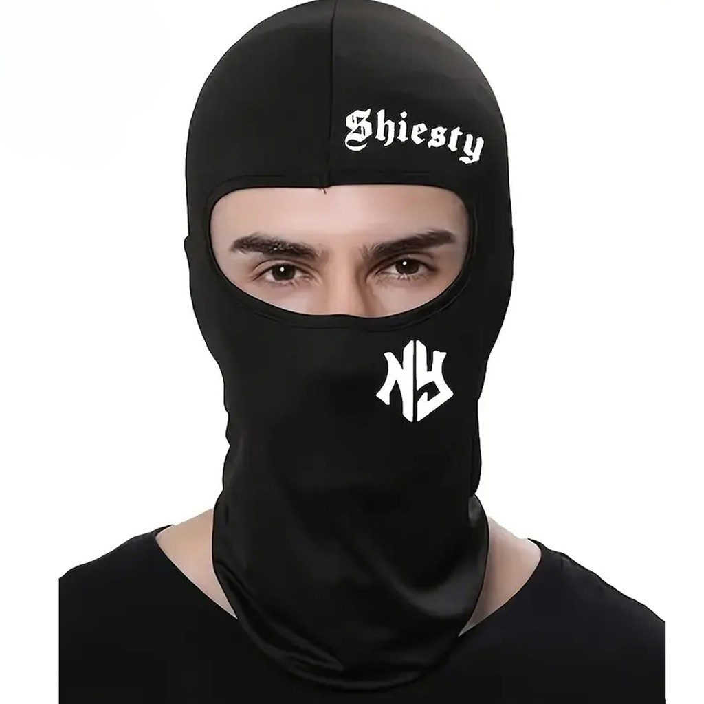 Musion Balaclava สำหรับการขี่จักรยานและการล่าสัตว์ ทำจากผ้าไหมน้ำแข็ง พร้อมรูระบายอากาศและรูสำหรับแว่นตา