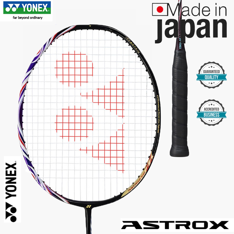 YONEX ASTROX 100ZZ BP แบดมินตันราคเก็ตเต็มคาร์บอน NANOFLARE 1000 เดี่ยว 4U 26-30Lbs 83g
