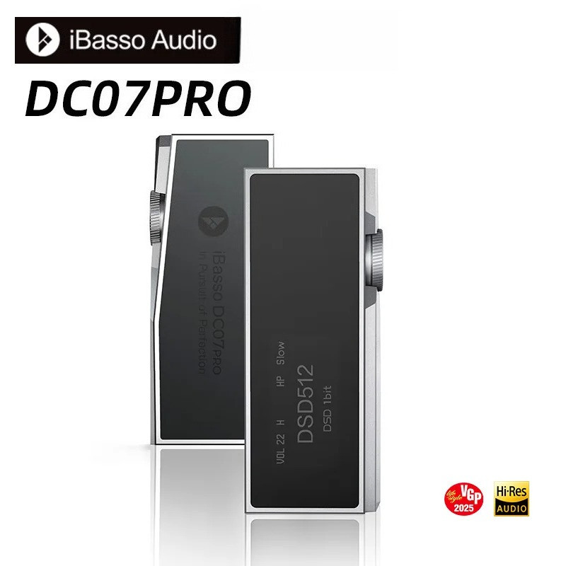 IBasso DC07 PRO ถอดรหัสแบบพกพาเครื่องขยายเสียง DAC ชิป USB 3.5 + 4.4 มม.หูฟัง IEM AMP CS43131 DC07PR