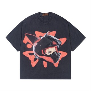 KKONTENER ROSALIA "MOTOMAMI" OVERSIZE TSHIRT BLACK BLEACH