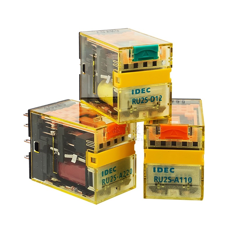 รีเลย์ Izumi IDEC ของแท้ RU4S-RU2S-D24-D12-A110-A220 AC DC 24V 220V