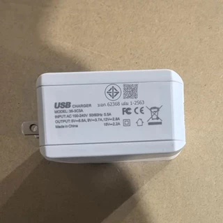 ที่ชาร์จเร็ว 120W หัวชาร์จเร็ว 3.0 ที่ชาร์จ USB แบบเร็ว 6 พอร์ต รองรับทุกประเภท