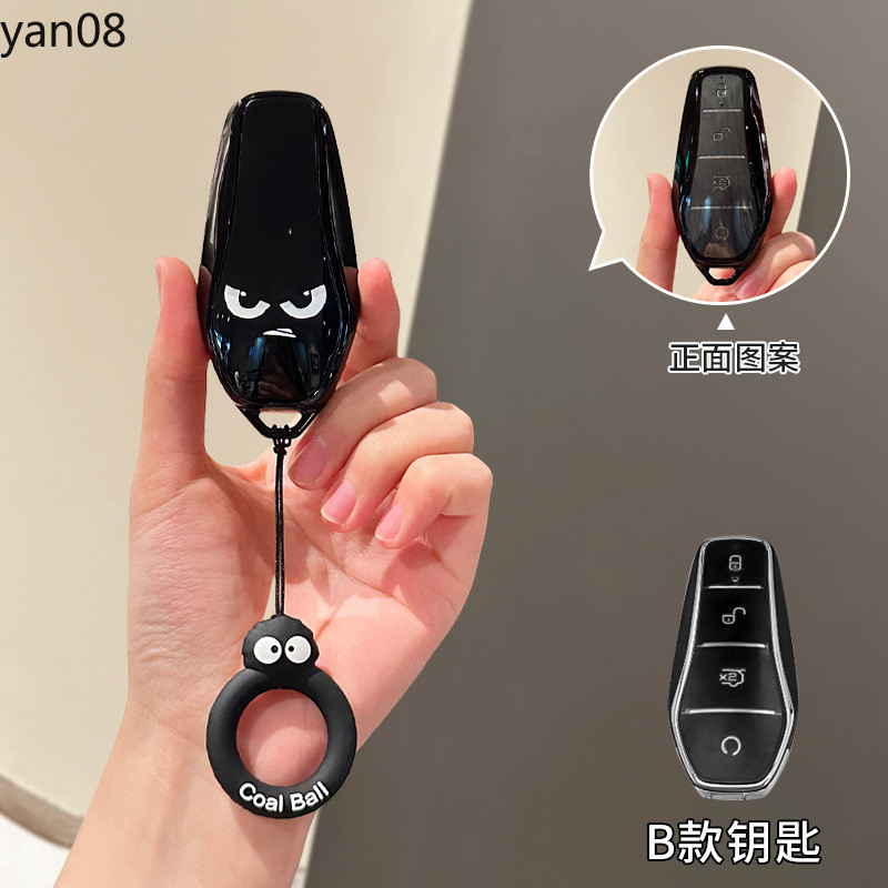  สําหรับ BYD Sealion 7 M6 Seal Atto 3 Dolphin TPU ฝาครอบกุญแจรถสําหรับ BYD เพลง Plus Atto 3 Han EV Tang DM Qin Seal Dolphin Remote Fob ผู้ถือพวงกุญแจอุปกรณ์เสริม
