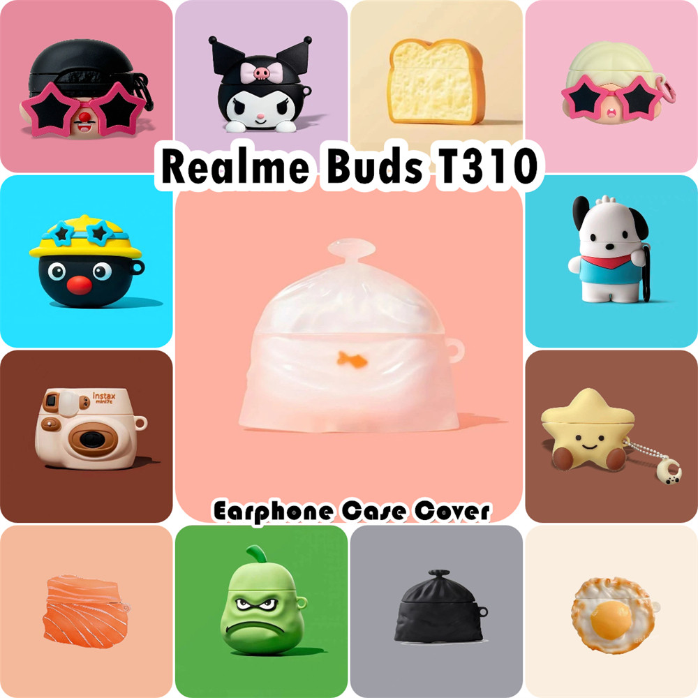 【Case Home】นําไปใช้กับ Realme Buds T310 เคส Case เคสหูฟัง การ์ตูนตลก ซิลิโคนนุ่ม เคส เคสหูฟัง NO.3
