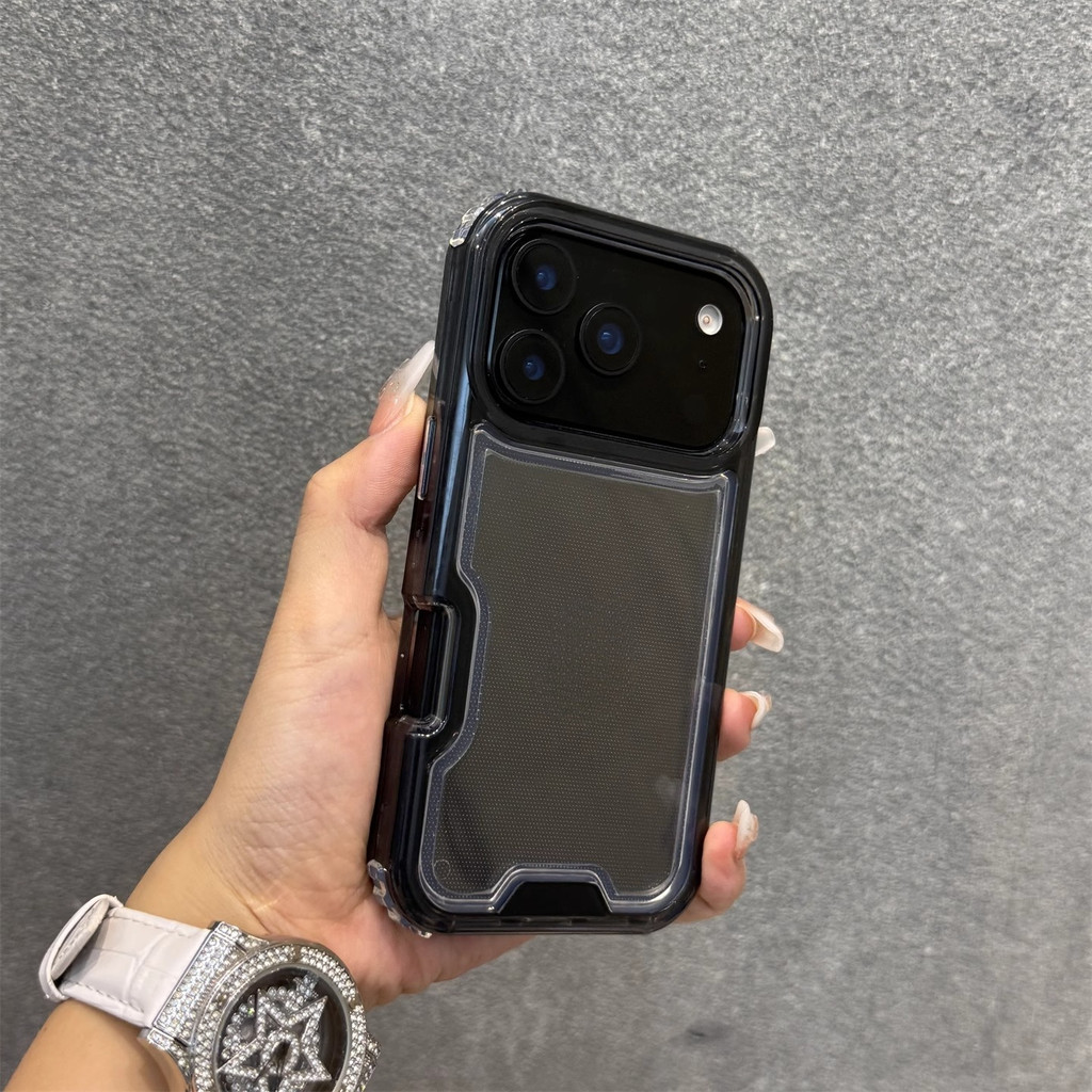 เกราะหรูหรา 3 IN 1 เคสโทรศัพท์โปร่งใสสําหรับ iPhone 17 11 12 13 14 15 16 Pro Max Plus XR XS แม่เหล็กกันกระแทกกันชนกรณีฝาครอบ