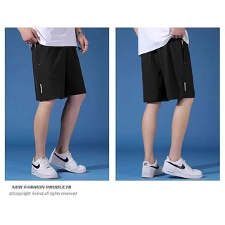 กางเกงขาสั้นผู้ชายไซส์ใหญ่ 3PCS กางเกงวอร์ม ผู้ชาย ทำจากผ้าไหมเย็น ระบายอากาศ กางเกงไซส์ใหญ่
