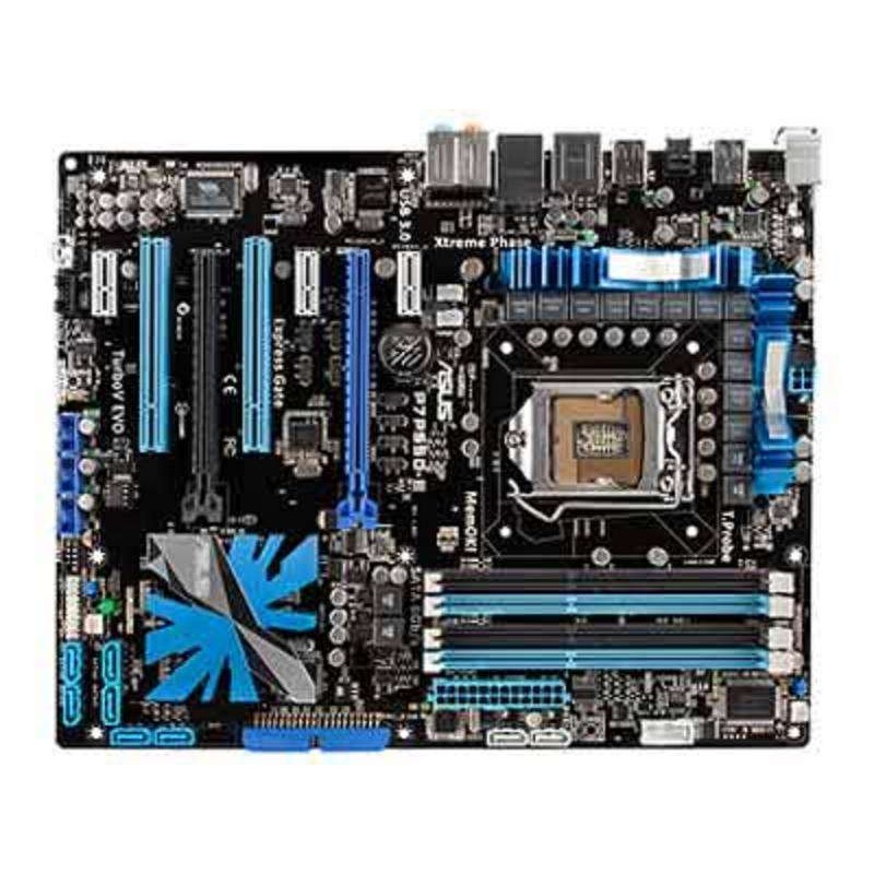 Asus P7P55D-E/LX P55 h55 Deluxe 1156 บอร์ดขนาดใหญ่ P7P55D EVO