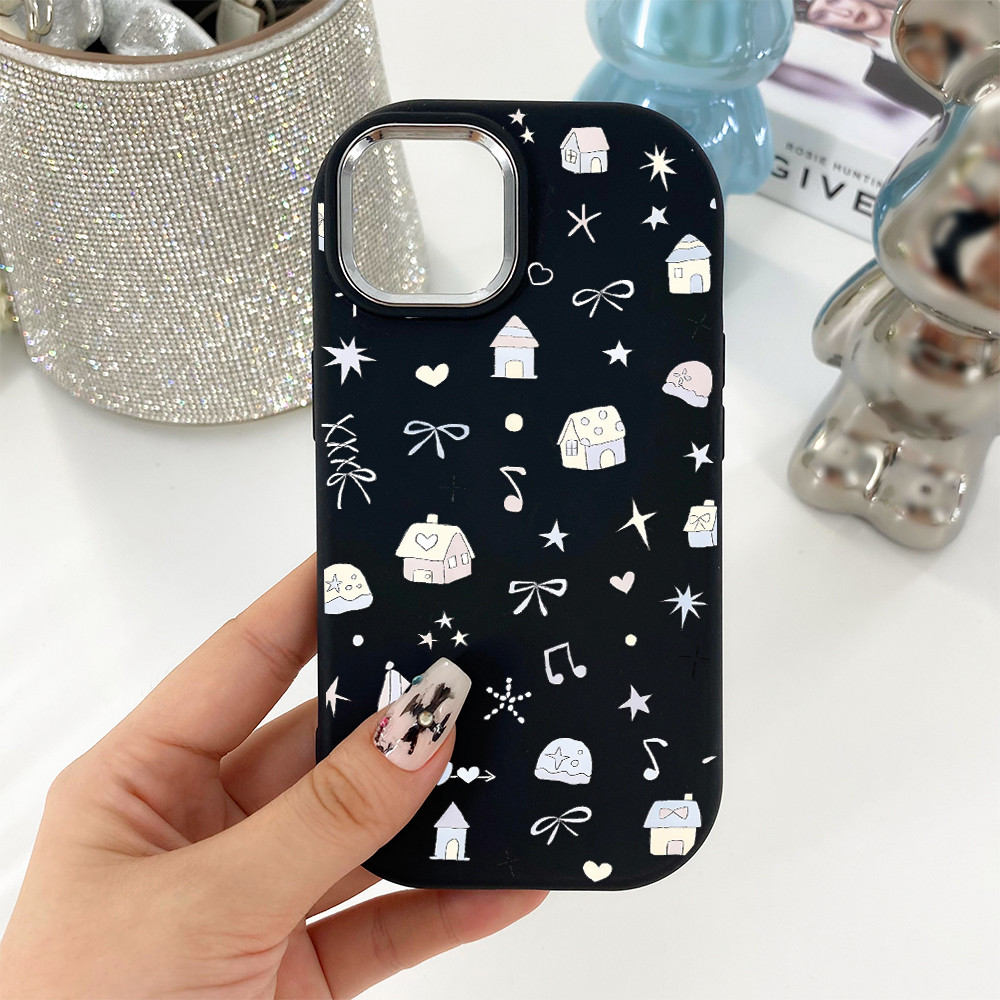 จัดส่งในพื้นที่ เคสโทรศัพท์มือถือโลหะ อ้วน น่ารัก แฟชั่น For IPhone16 14 13 11 6 7 8 plus Pro Promax X XR XSMAX JSXPM145