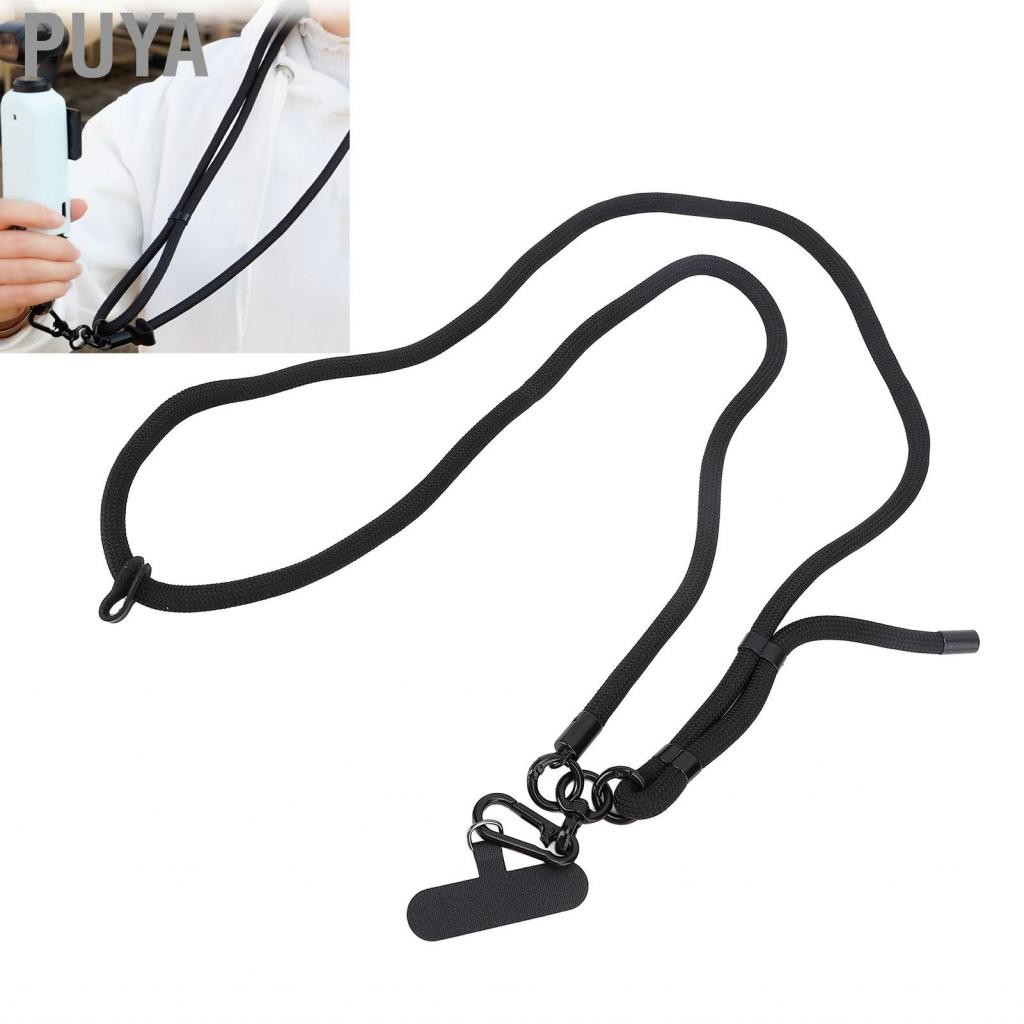 puya-th gugxiom 3 สายรัดคอ lanyard release กล้องปรับได้ง่ายพกพา crossbody สำหรับกล้องด้วยด้าย 1/4inc