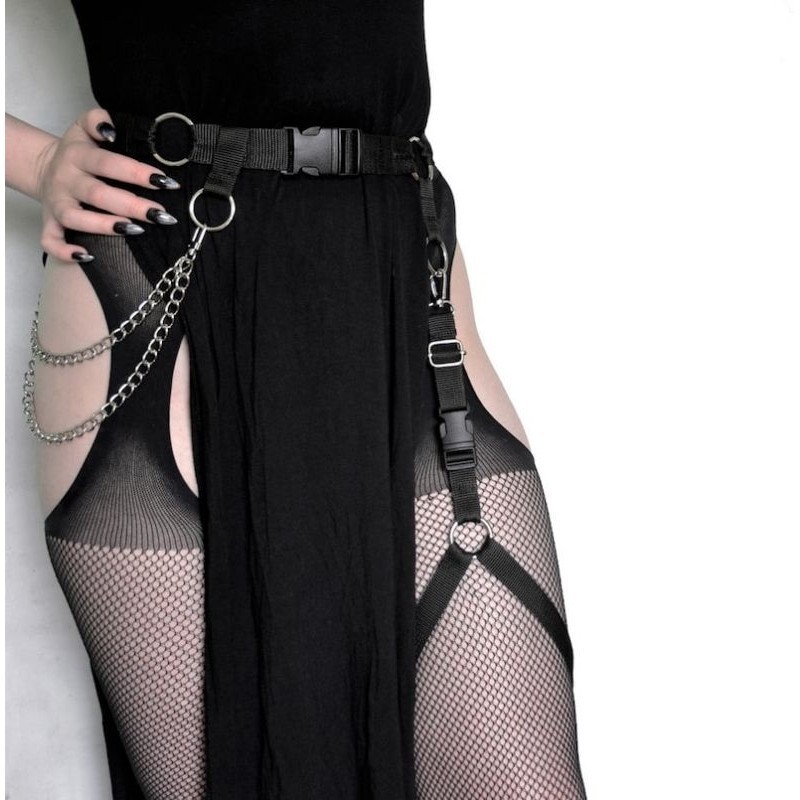 RADIANT BOUTIQUE (EXIT) เข็มขัด Nylon Accessories แฟชั่นโชว์ประสิทธิภาพ ไอเทมฮาโลวีน party Carnival 