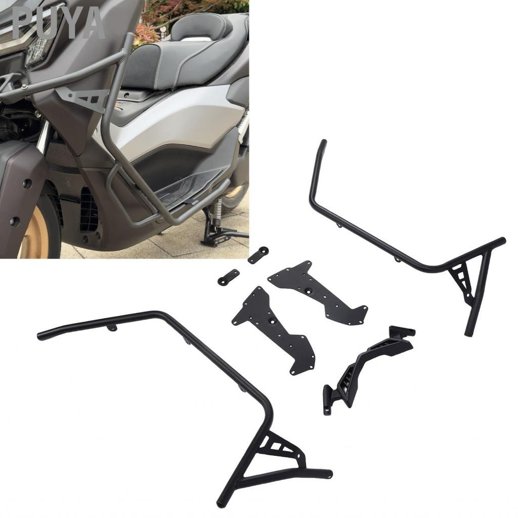 Puya Puya-th Gototop Motorcycles Highway Crash Bar Kit คาร์บอนเหล็กคาร์บอนบนและด้านล่างเครื่องยนต์กั