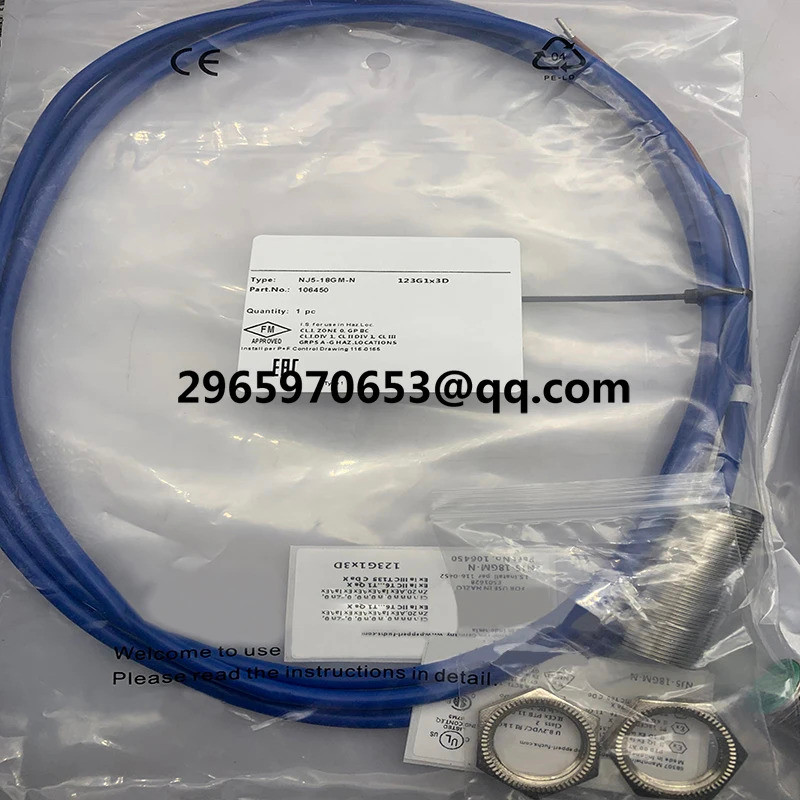 เซ็นเซอร์คุณภาพสูง NJ5-18GM-N NJ8-18GM-N NJ4-12GM-N NJ2-8GM-N NJ2-12GM-N NJ2-12GM-N-5M NJ4-12GM-N-5M