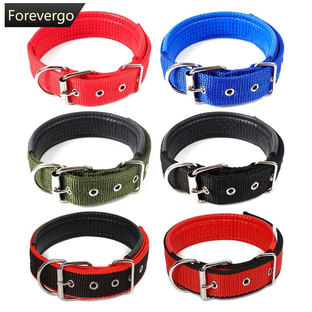 FVG 1Pc ปรับไนลอนปลอกคอสุนัขสัตว์เลี้ยงสายคล้องคอความปลอดภัยสุนัขขนาดเล็กและใหญ่แมวคอ RingPet ผลิตภั
