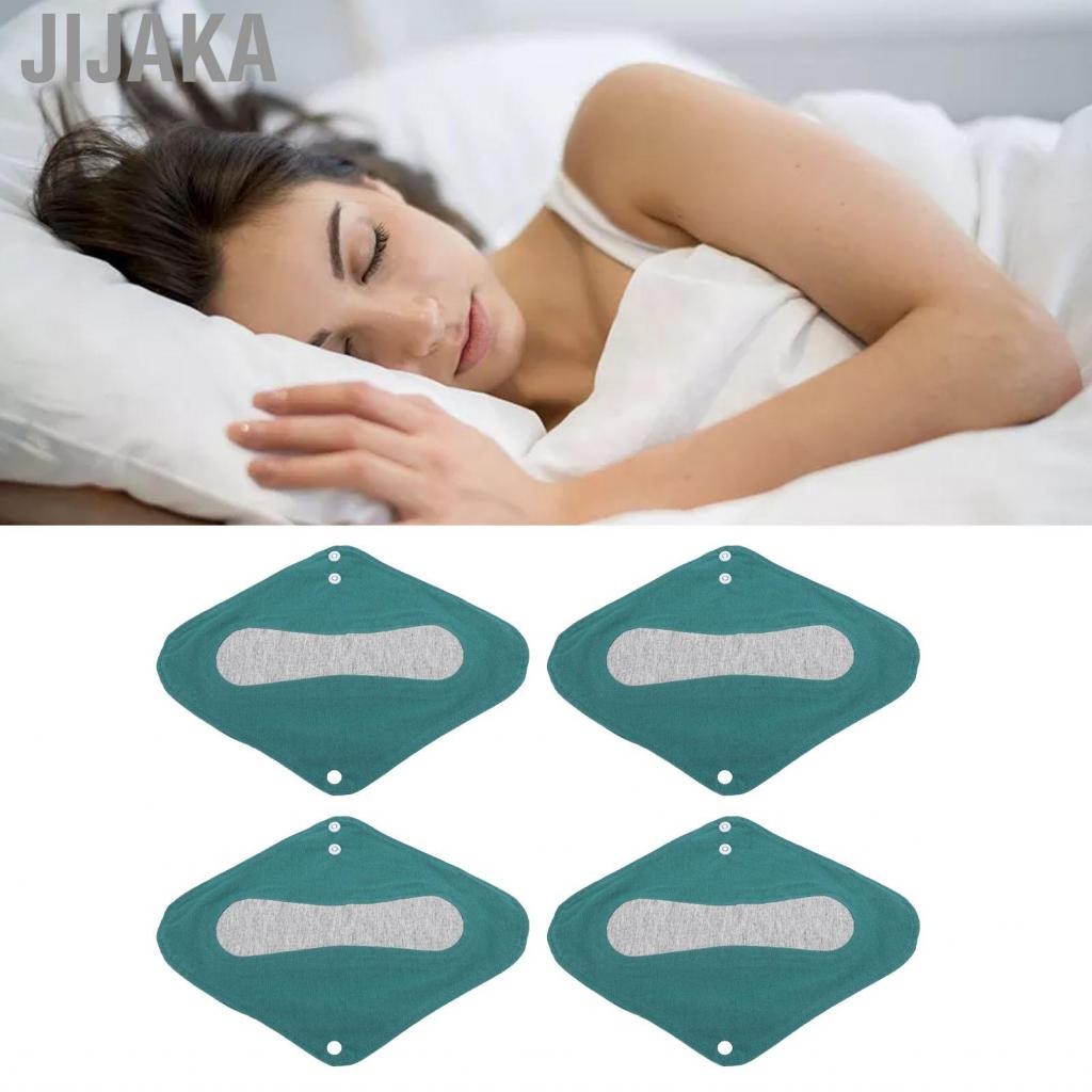 jijaka-th 4pcs reuse reuse reuse reuse reuse reuse reabent robbent ผ้าผ้าใบสุขาภิบาลผ้าฝ้ายที่สามารถ