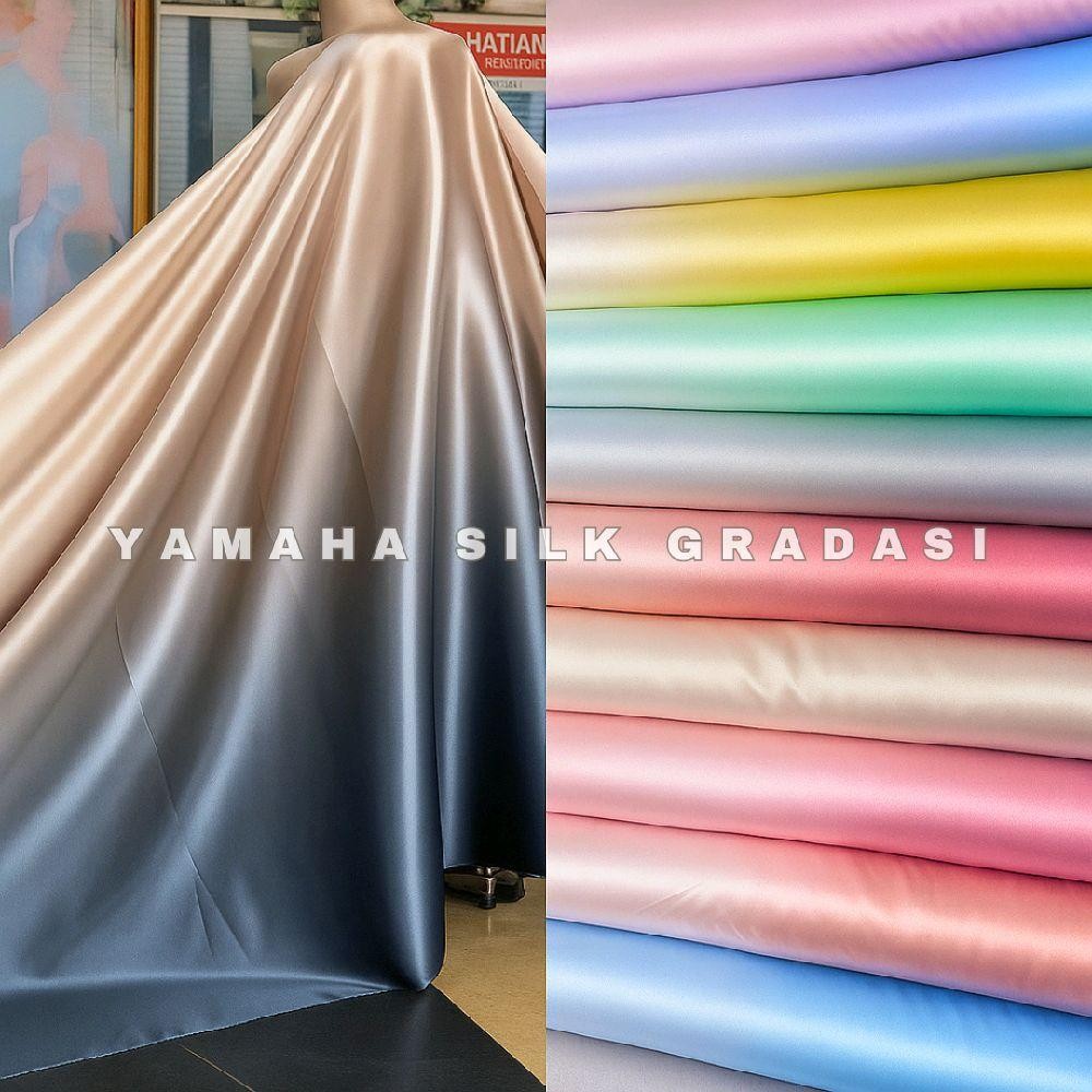 Yamaha Pure Silk Premium Gradient Satin for Kebaya, Gamis และชุดเพื่อนเจ้าสาว
