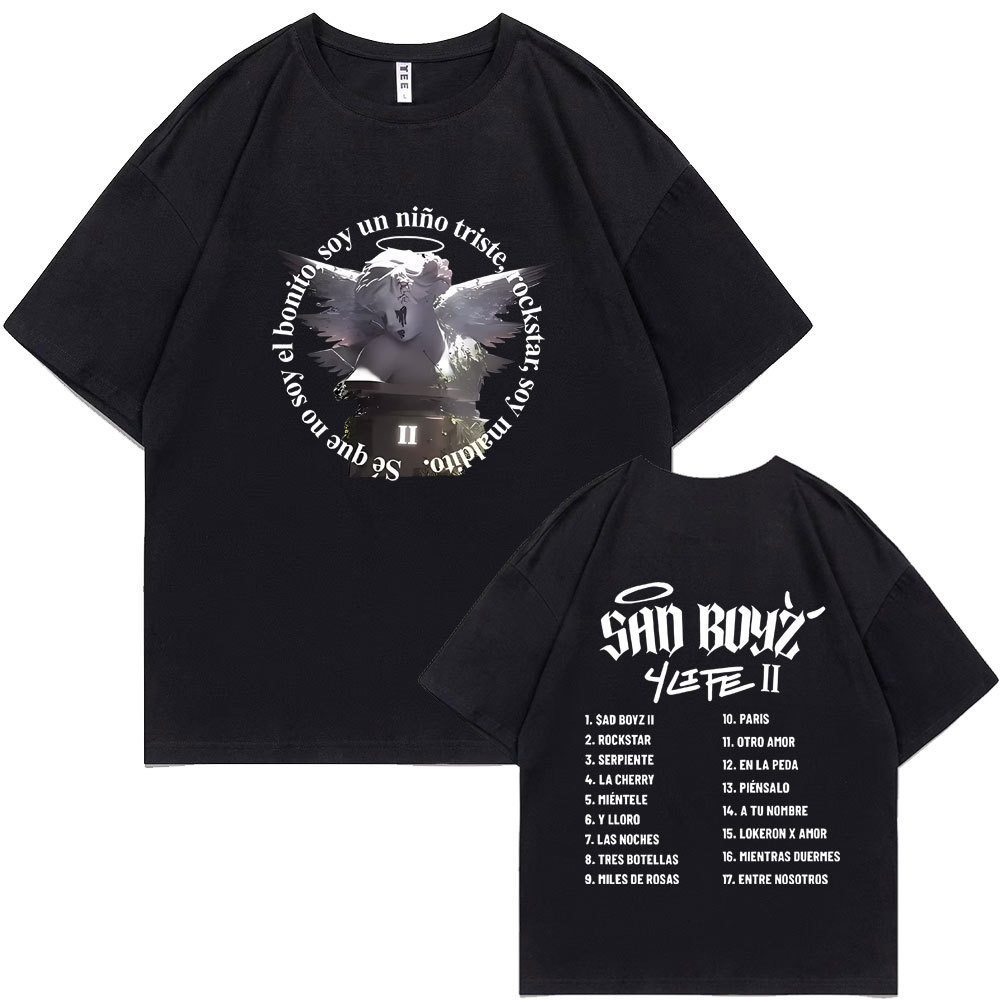 COD Junior H Sad Boyz 4 Life Album Graphic T Shirts Unisex Fashi SLKW