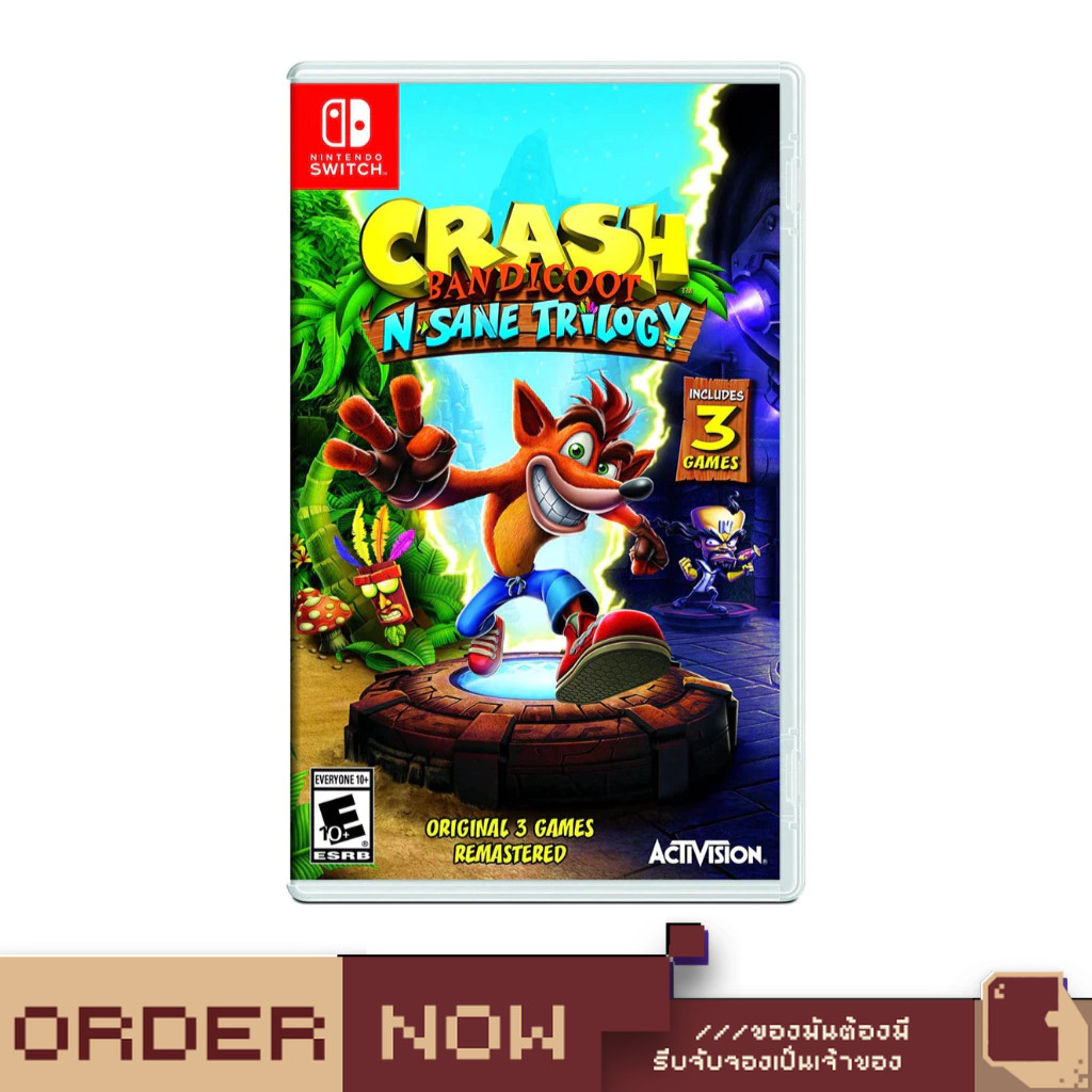 Nintendo Switch™ เกม NSW Crash Bandicoot N. Sane Trilogy [bY ClaSsIC GaME]