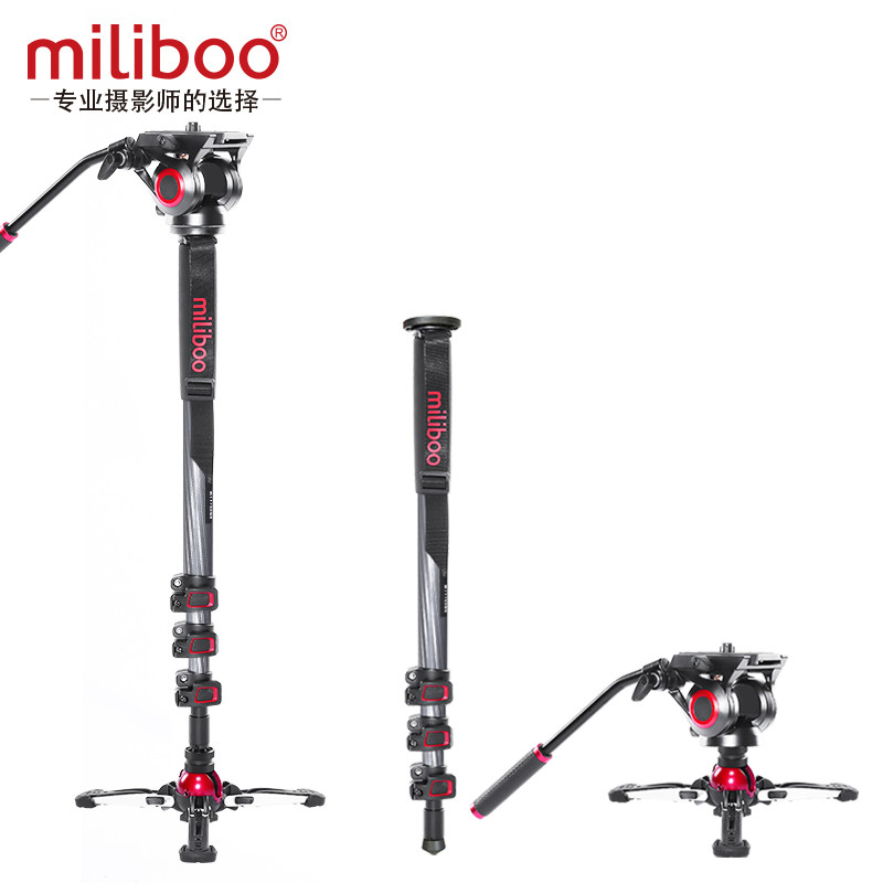 Miliboo miliboo 705 รุ่นที่สองคาร์บอนไฟเบอร์ Monopod กล้องแบบพกพา SLR กล้อง Monopod Monopod ขาตั้งกล