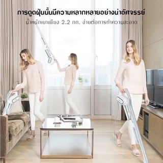 Deerma Vacuum Cleaner 2in1 DX700 PRO เครื่องดูดฝุ่น แรงดูด 15KPA HEPA 0.3ไมครอน แบบมือถือ กรอง3ชั้น