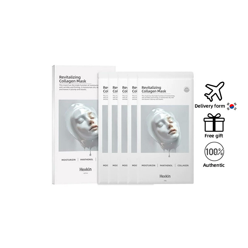 【HEXKIN】คอลลาเจนอินฟิวชั่นมาสก์จากเกาหลี ให้ความชุ่มชื่นและต้านริ้วรอย 5EA