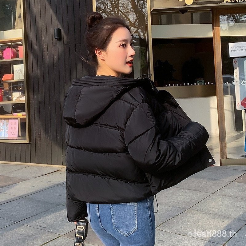 Women's Streamlined Design PU Hooded Jacket I9WV