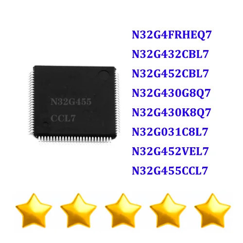 จัดส่งฟรี N32G4FRHEQ7 N32G432CBL7 N32G452CBL7 N32G430G8Q7 N32G430K8Q7 N32G52G7C470L7C7