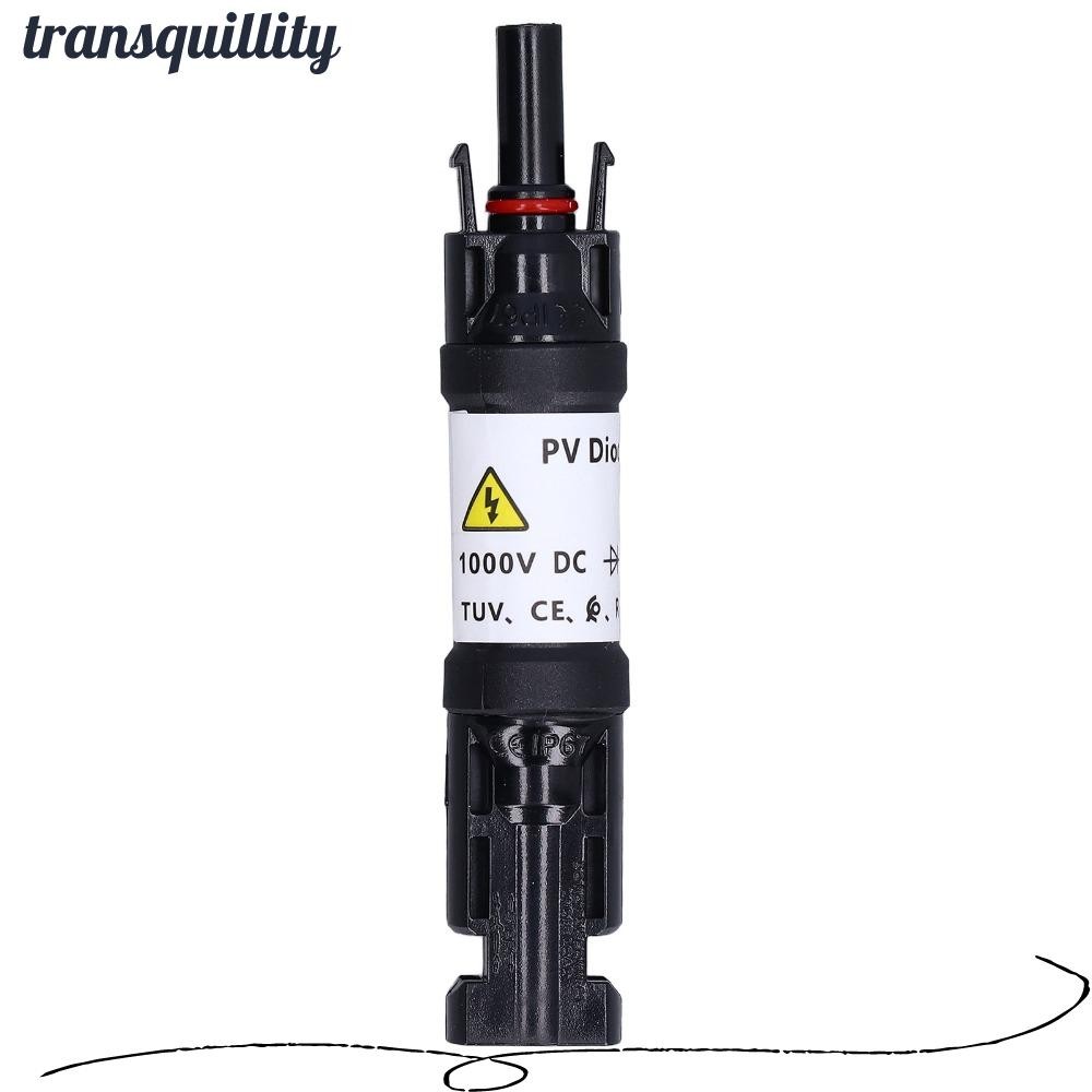 TRANSQUILLITY ตัวเชื่อมต่อไดโอด PV, ขั้วต่อแผง DC 20A 1000V, ทองแดงชุบเงิน 2.5-6.0 มม. เส้นผ่านศูนย์